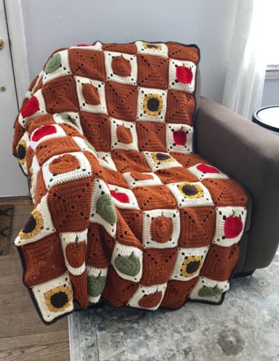 Farm Fresh Fall Blanket - Crochet Pattern ~ Crafty Kitty Crochet