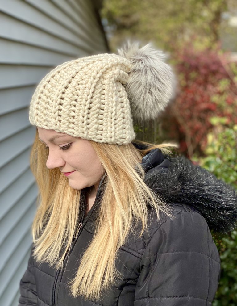Easy One Hour Chunky Beanie - Crochet Pattern ~ Crafty Kitty Crochet