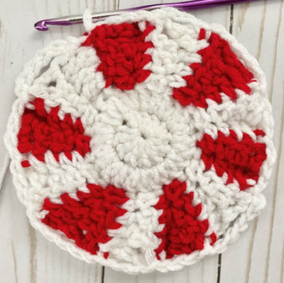 Peppermint Granny Square - Crochet Pattern ~ Crafty Kitty Crochet