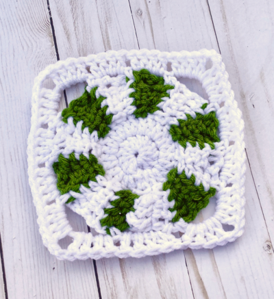 Peppermint Granny Square - Crochet Pattern ~ Crafty Kitty Crochet