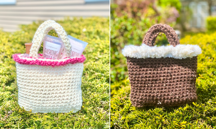 Bonny Basket Bag Crochet Pattern ~ Crafty Kitty Crochet