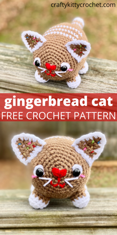 Gingersnap Cat Crochet Kit By The Knitty Critters