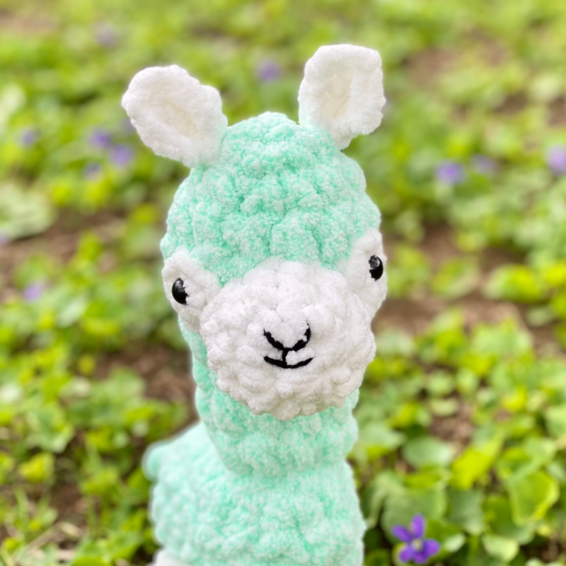 Kawaii Alpaca Amigurumi – Pixeled Peach