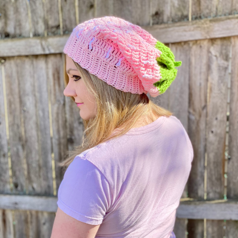 Brobrygge husmor Mindre end Strawberry Slouchy Hat - Crochet Pattern ~ Crafty Kitty Crochet