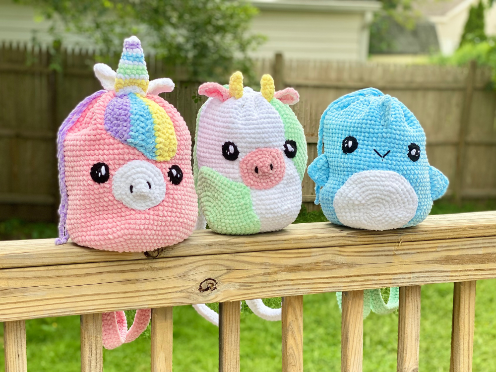 7 Crochet Animal Backpack Patterns For Kids - Crafting Happiness