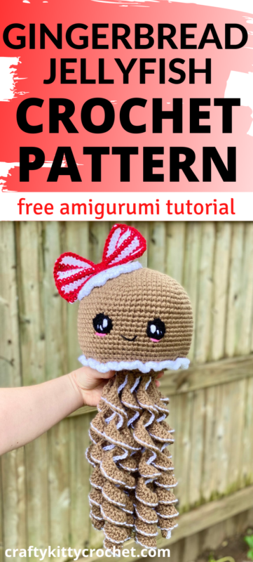 Gingerbread Jellyfish Amigurumi - Crochet Pattern ~ Crafty Kitty Crochet