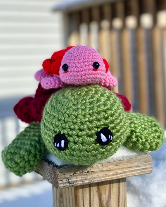 Amigurumi Rosy Turtle - Crochet Pattern ~ Crafty Kitty Crochet