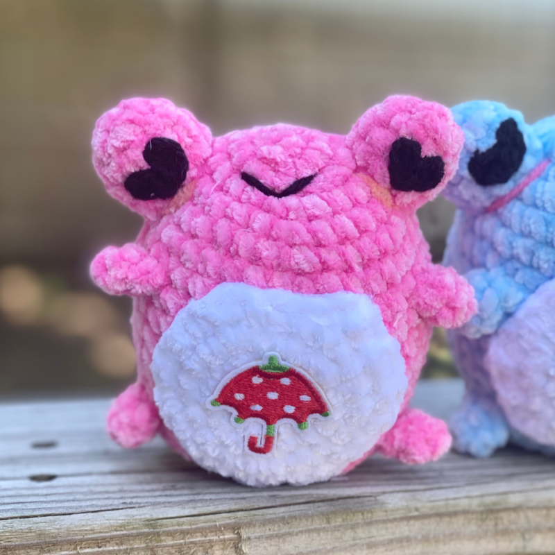 Leggy Frogs felt eyes set – Pink Tomato Crochet