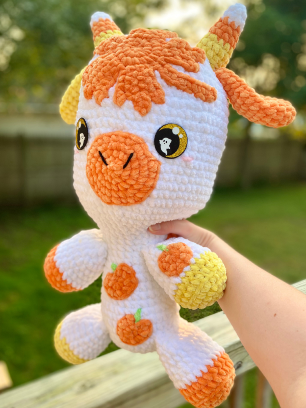 Squishy Sunflower Cow With Crossbody Squishmallow Crochetmallow Handmade  Crochet Amigurumi Plush Toy 