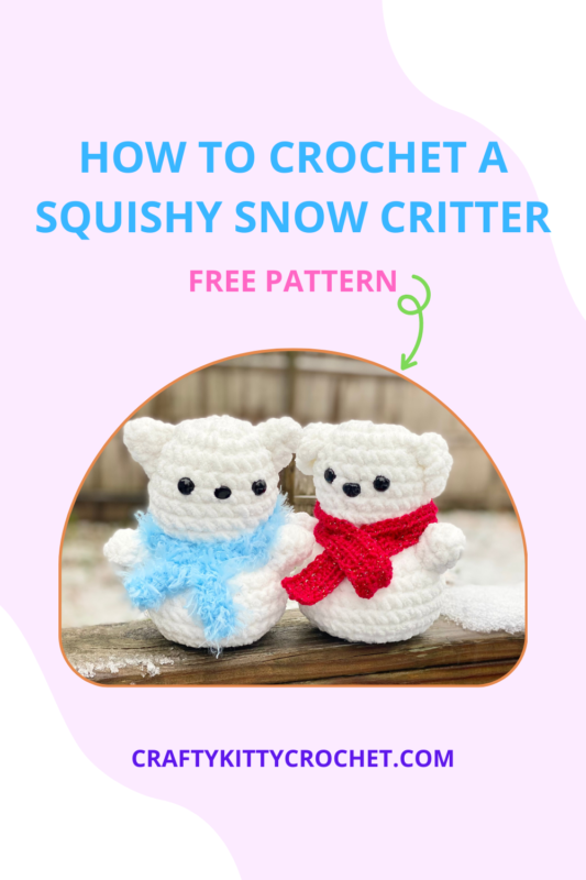 Amigurumi Snow Critters - Crochet Pattern ~ Crafty Kitty Crochet