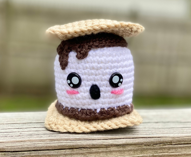 Food theme Crochet Plushies-Small-Bowl Of Cereal - Stuffed Animals